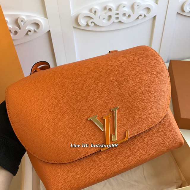 路易威登LV女包 M55060黃色 Volta手袋 LV新款小牛皮手袋 單肩斜挎女包 xxlv3027